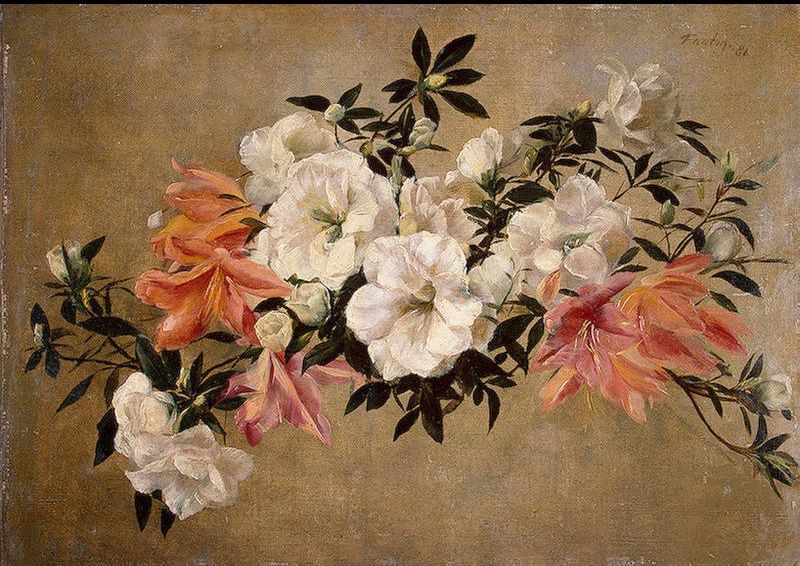 Henri Fantin-Latour Petunias